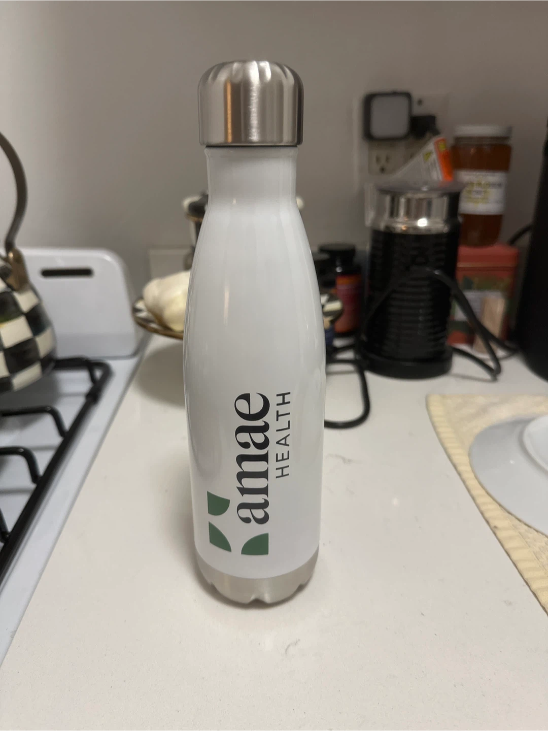 Amae Health 17 oz Stainless Steel Water Bottle
