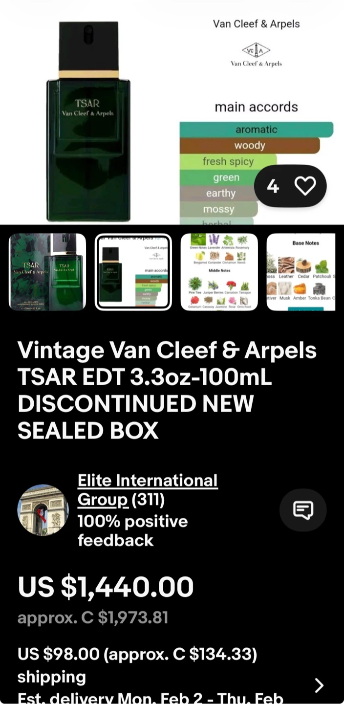 Vintage 100ml TSAR After Shave - photo 2