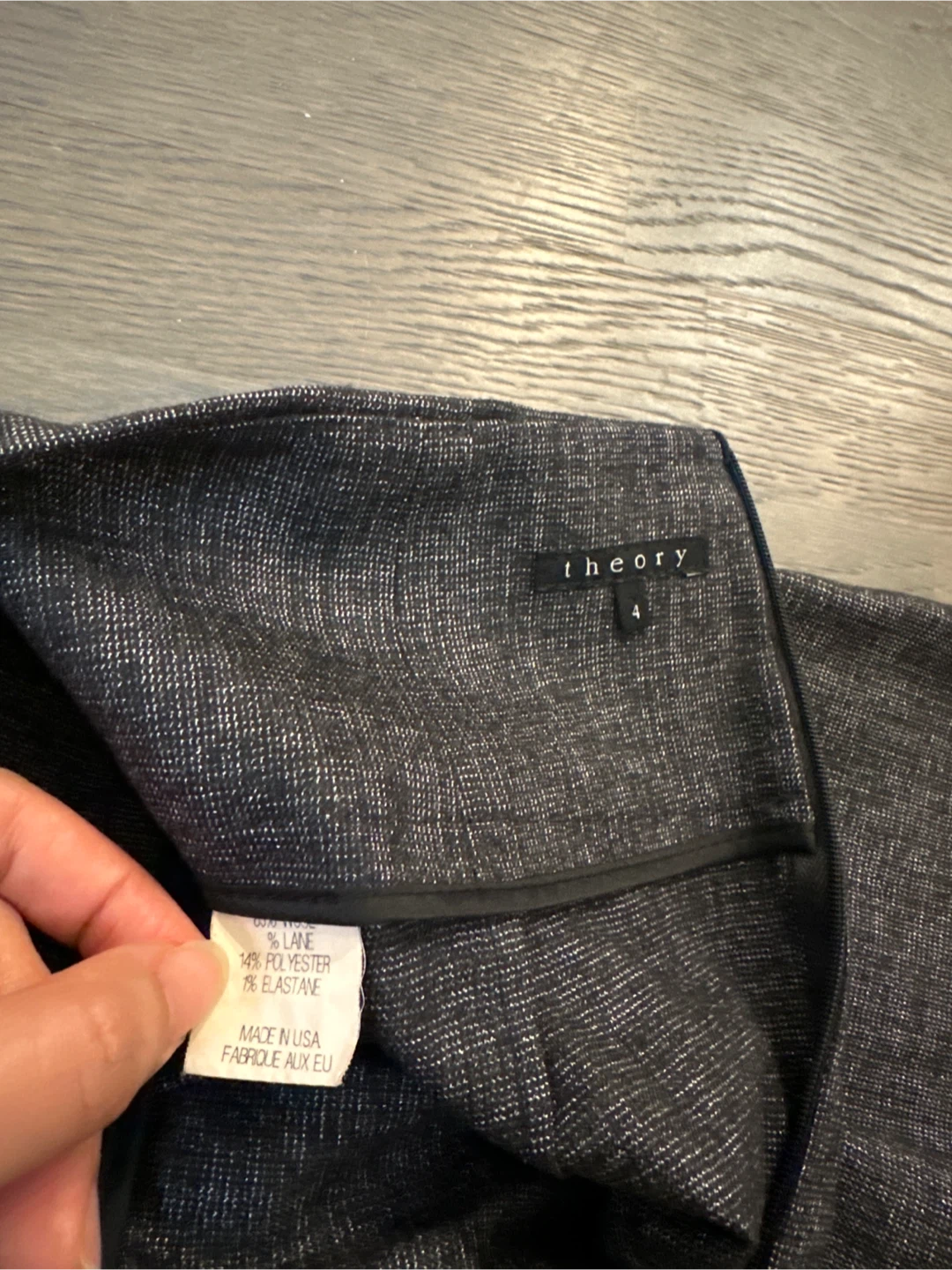 🐏✨Theory A-Line Wool Skirt - photo 2