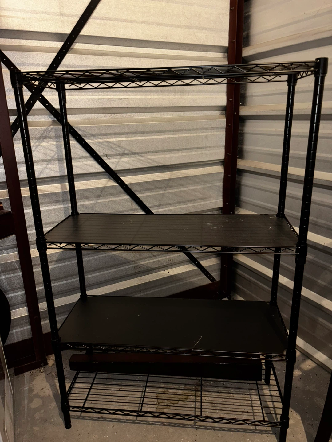 Black Wire Shelving Unit - photo 2