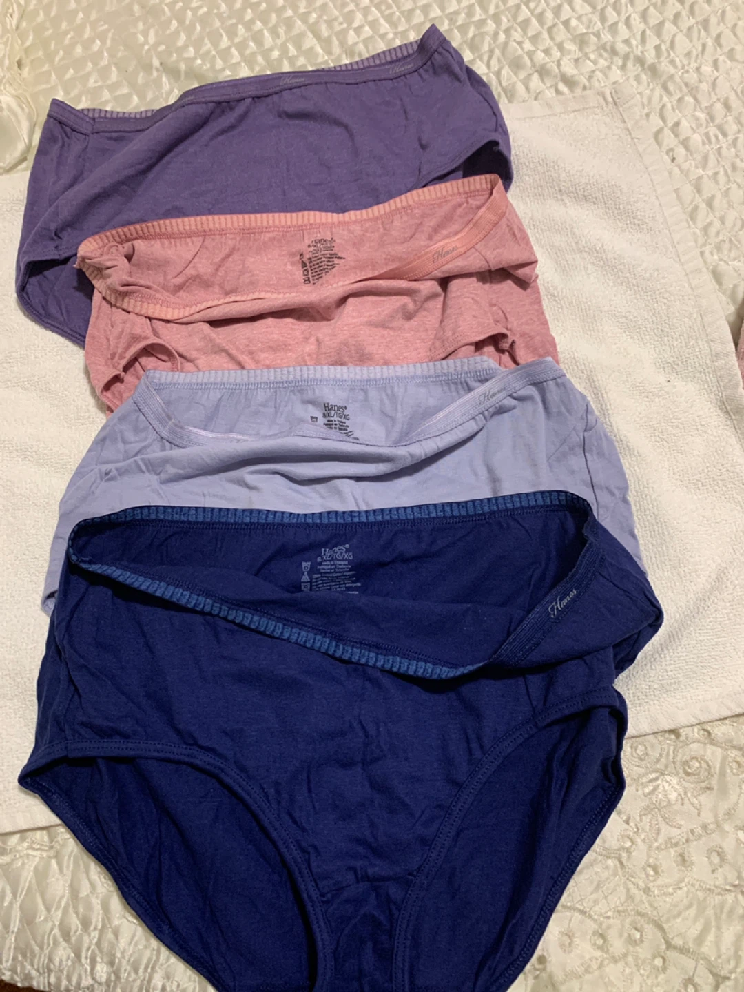 Hanes Women's Underwear - Size 10/12 - Pack of 4