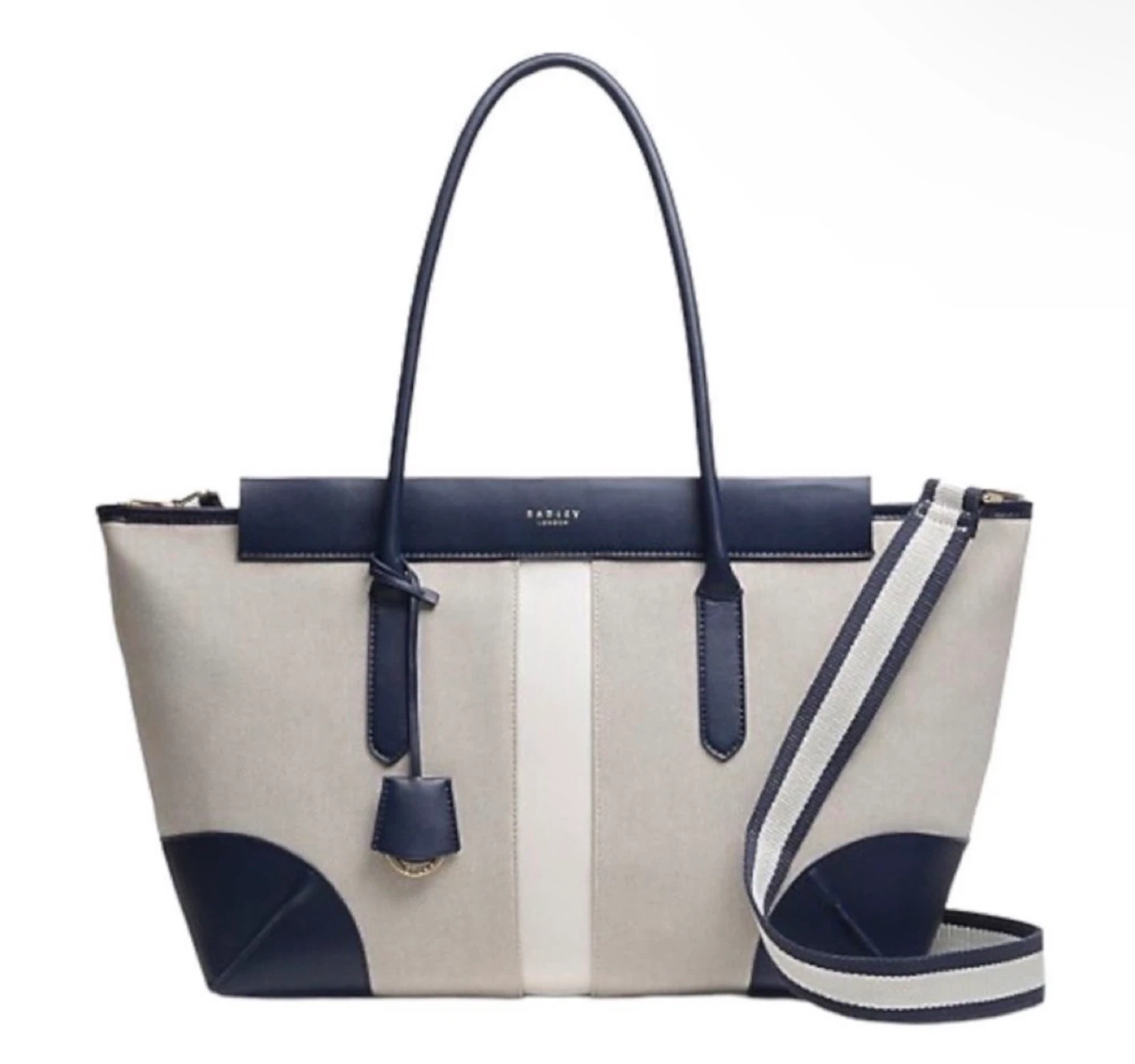 Radley London Road Large Zip Top Multiway Bag, Multi NO strap