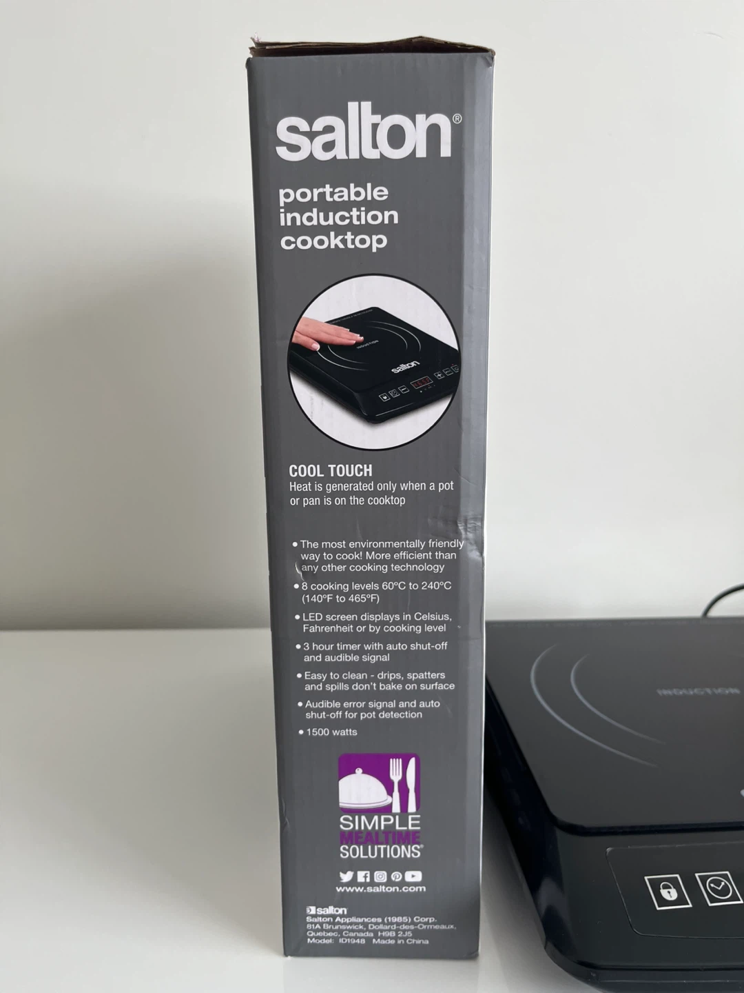 Salton Portable Induction Cooktop - photo 2