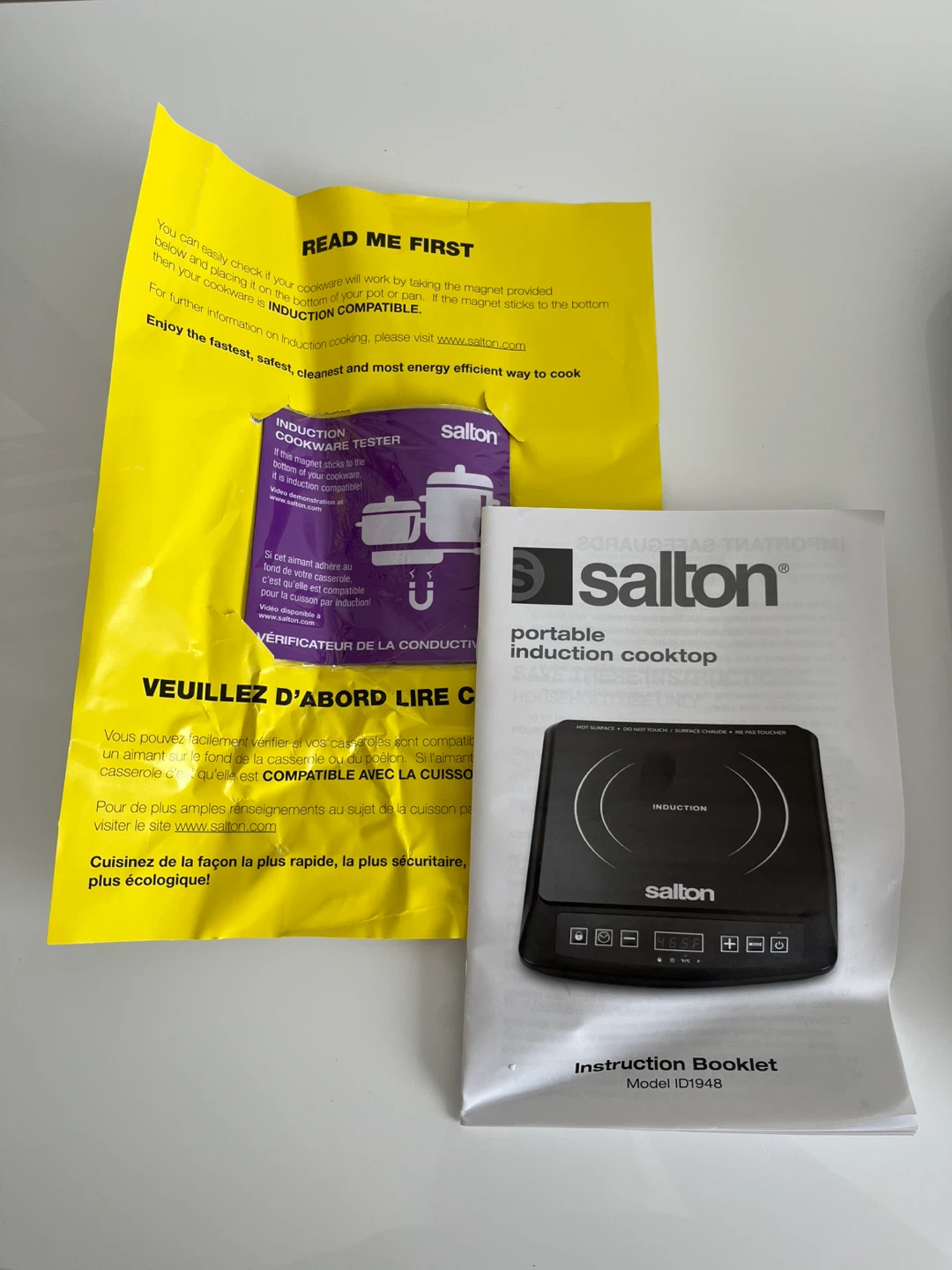 Salton Portable Induction Cooktop - photo 3