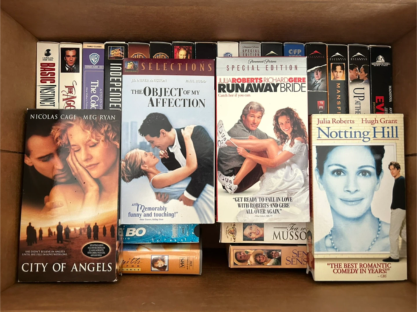 Collection of 20 VHS Movies