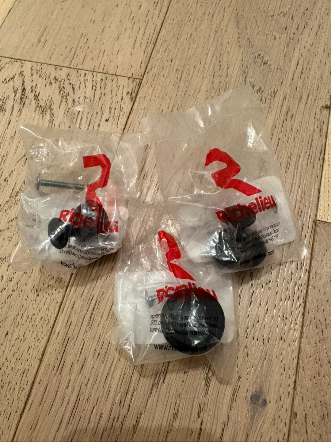 Richelieu Matte Black Knobs (Set of 3) - photo 3