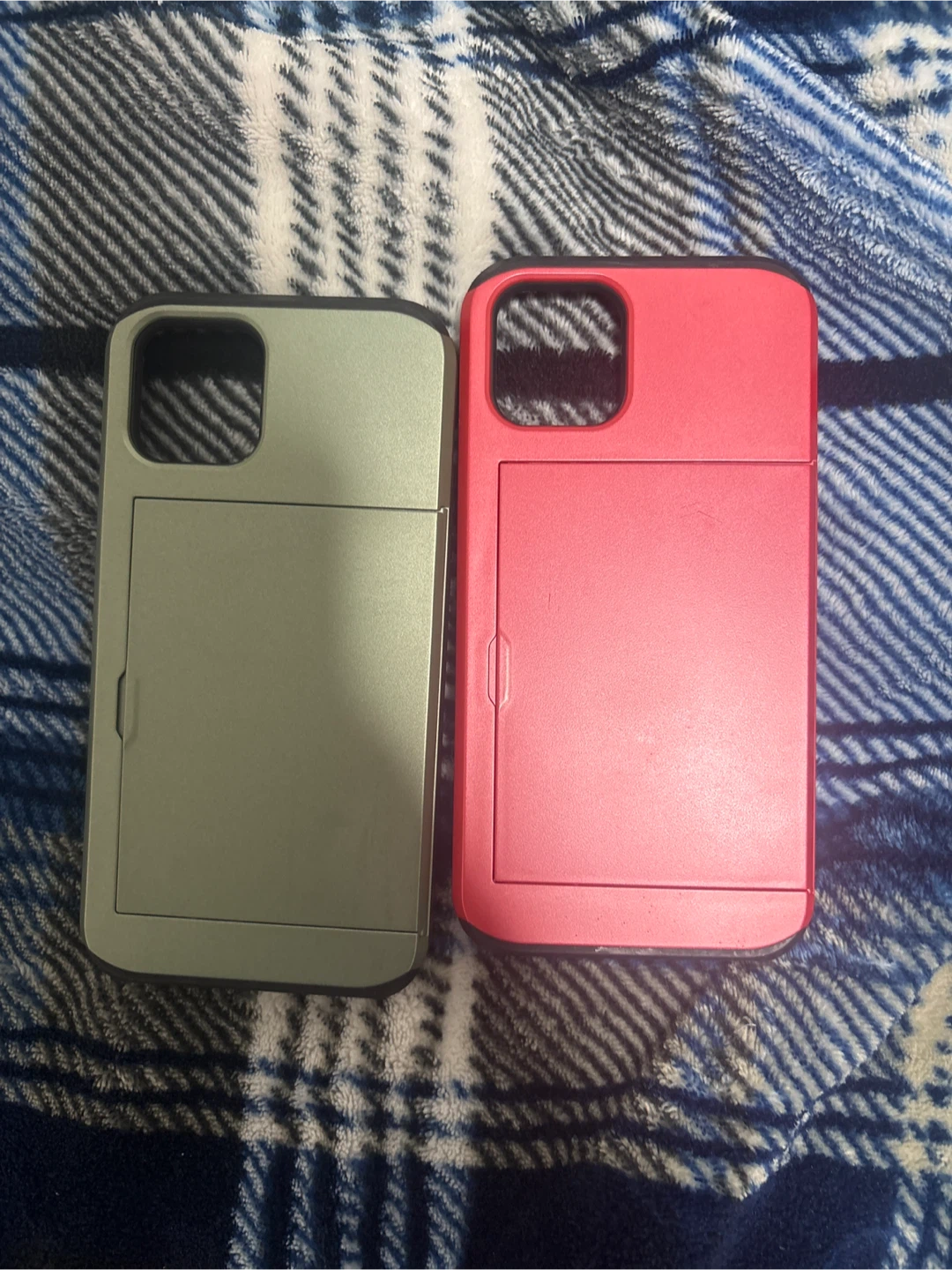 iPhone 12 Wallet Case - Green and Pink - photo 2