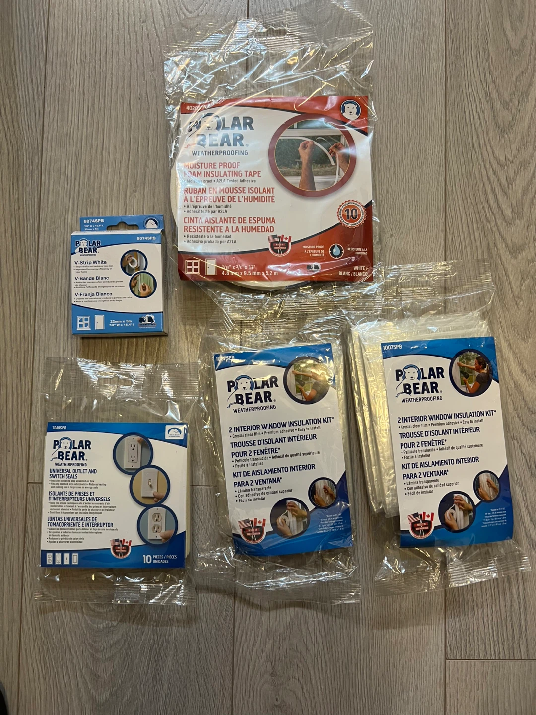 Polar Bear Weatherproofing Foam Insulating Tape