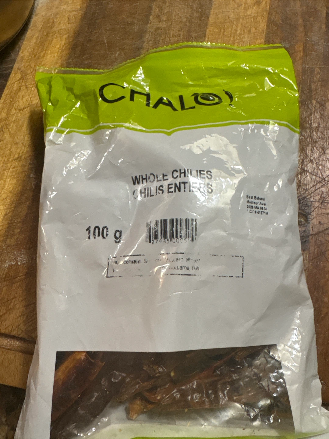 Chalo! Whole Chilies - 100g