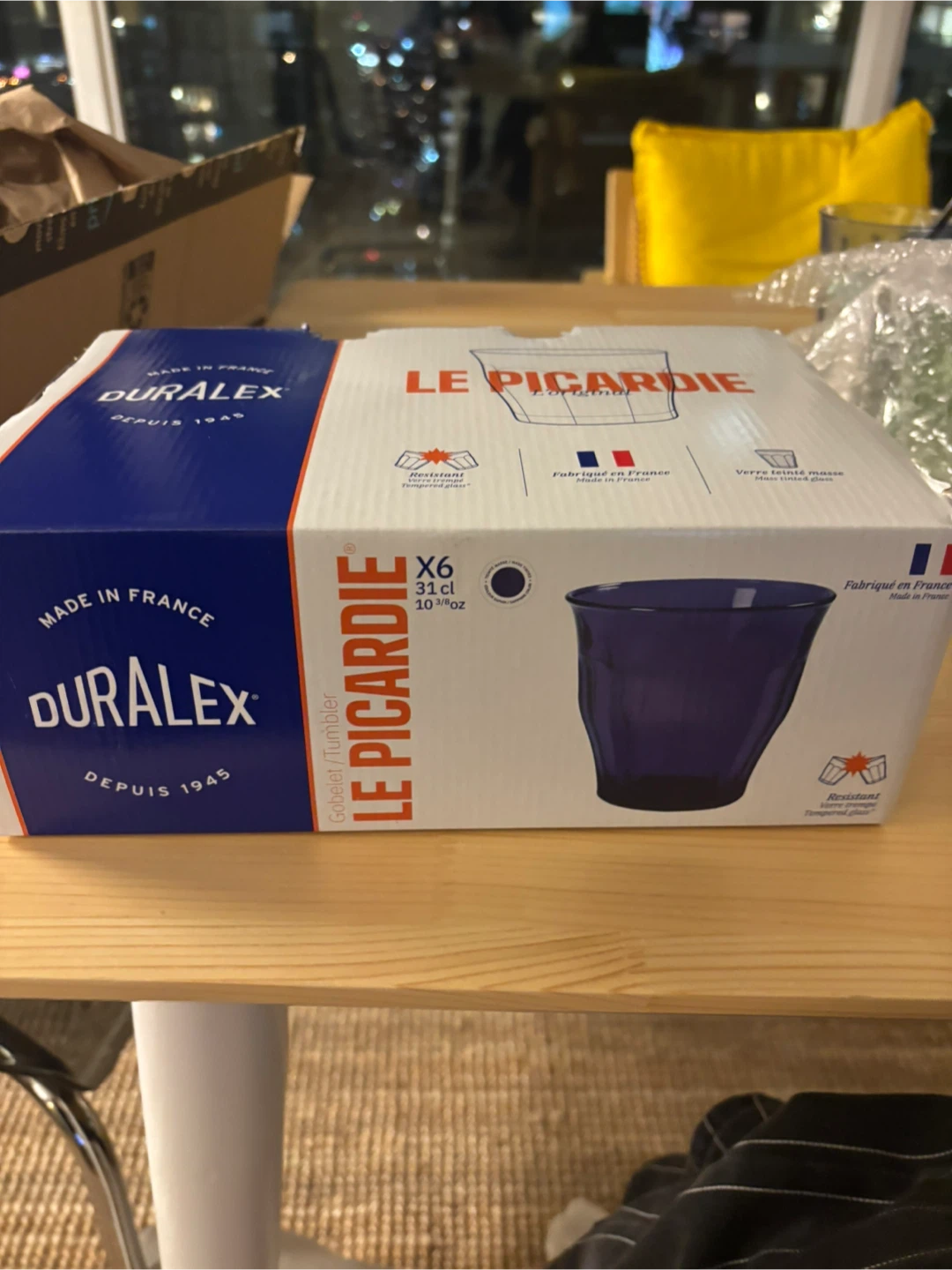 Duralex Picardie Tumblers Set of 4 31cl  10.5oz - Cobalt Blue - photo 5