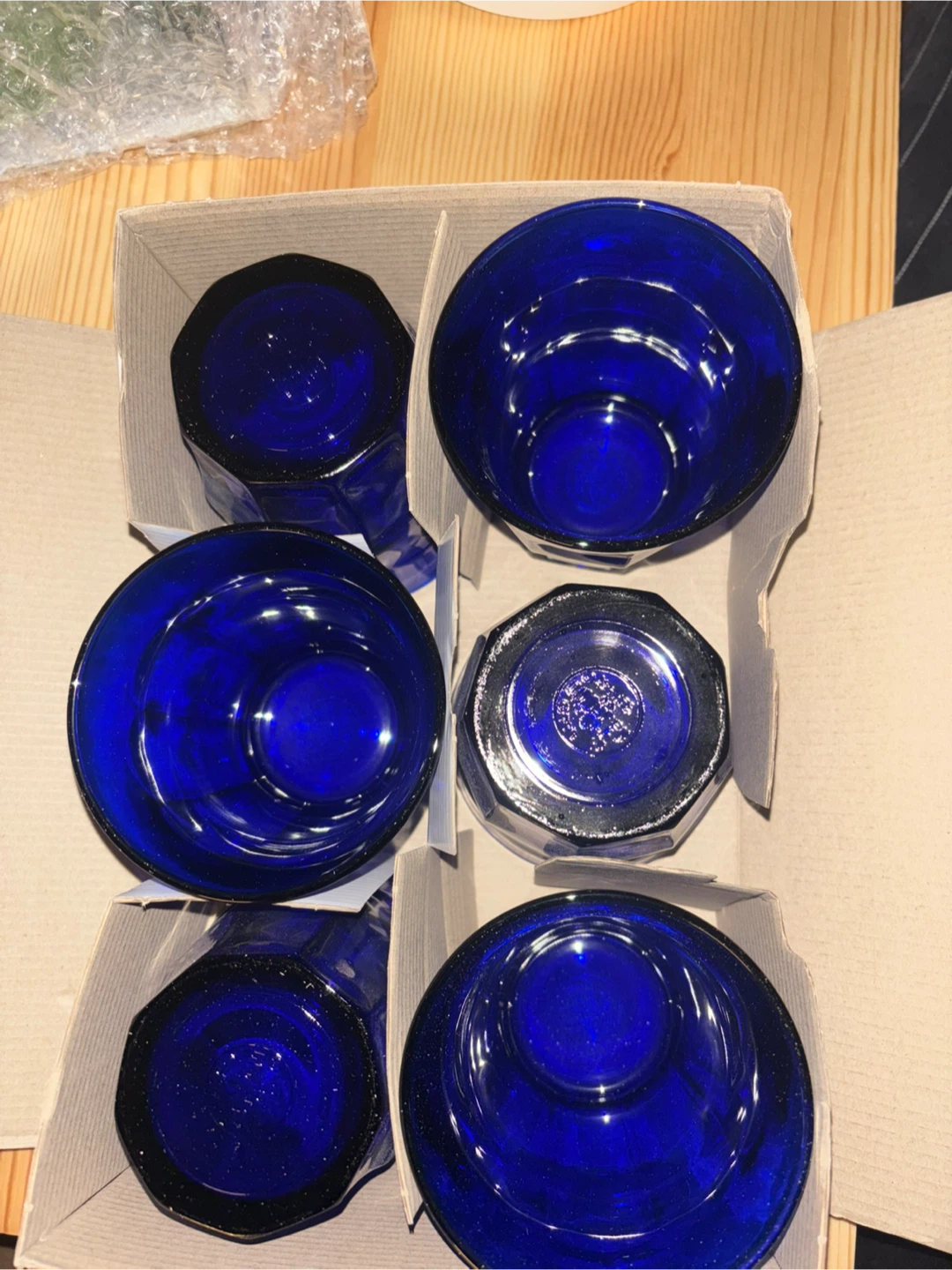 Duralex Picardie Tumblers Set of 4 31cl  10.5oz - Cobalt Blue