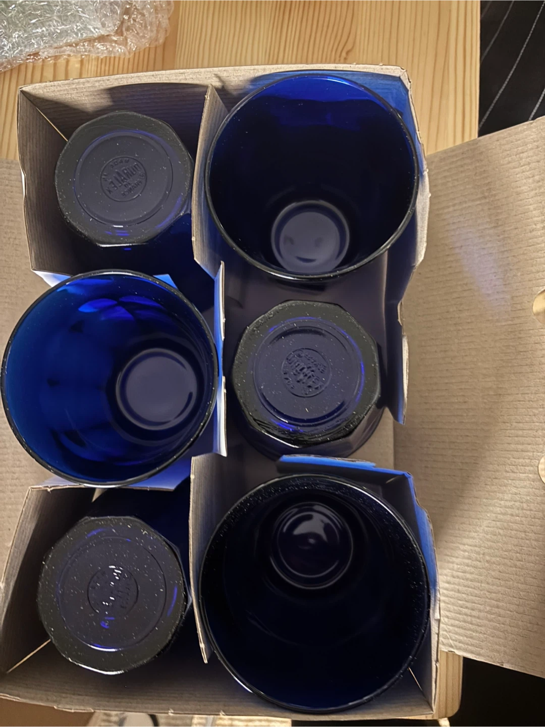 Duralex Picardie Tumblers Set of 4 31cl  10.5oz - Cobalt Blue - photo 2