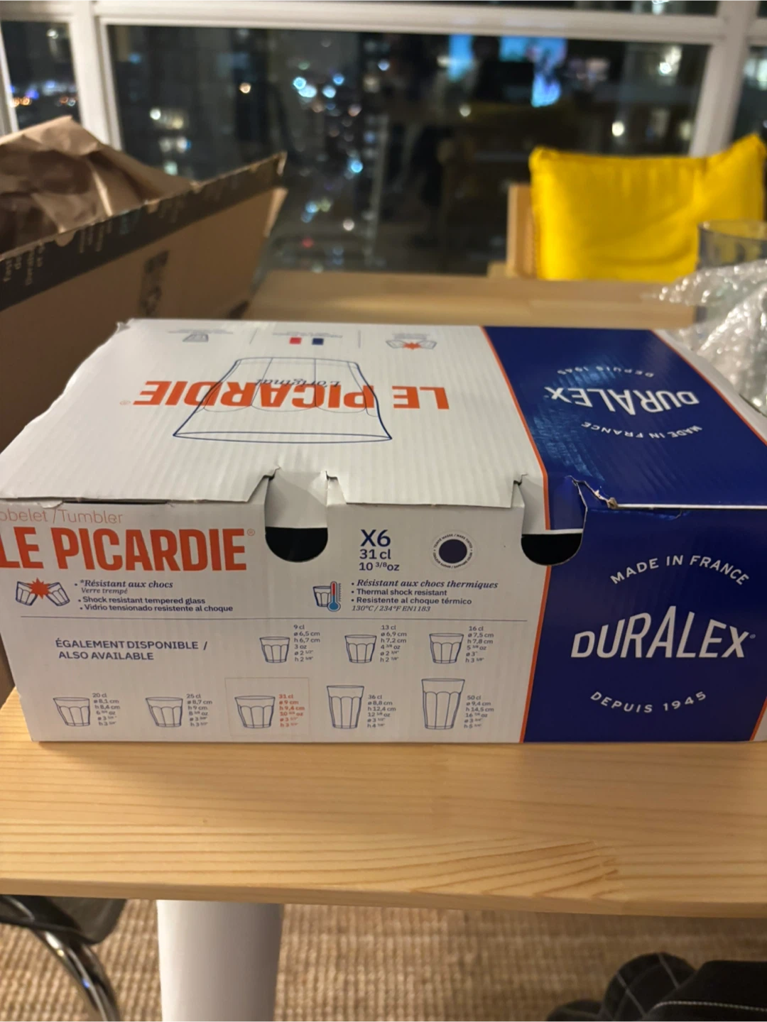 Duralex Picardie Tumblers Set of 4 31cl  10.5oz - Cobalt Blue - photo 4