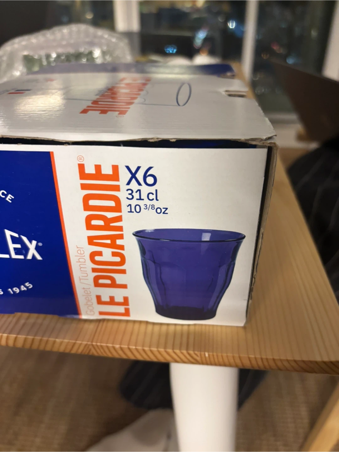 Duralex Picardie Tumblers Set of 4 31cl  10.5oz - Cobalt Blue - photo 3