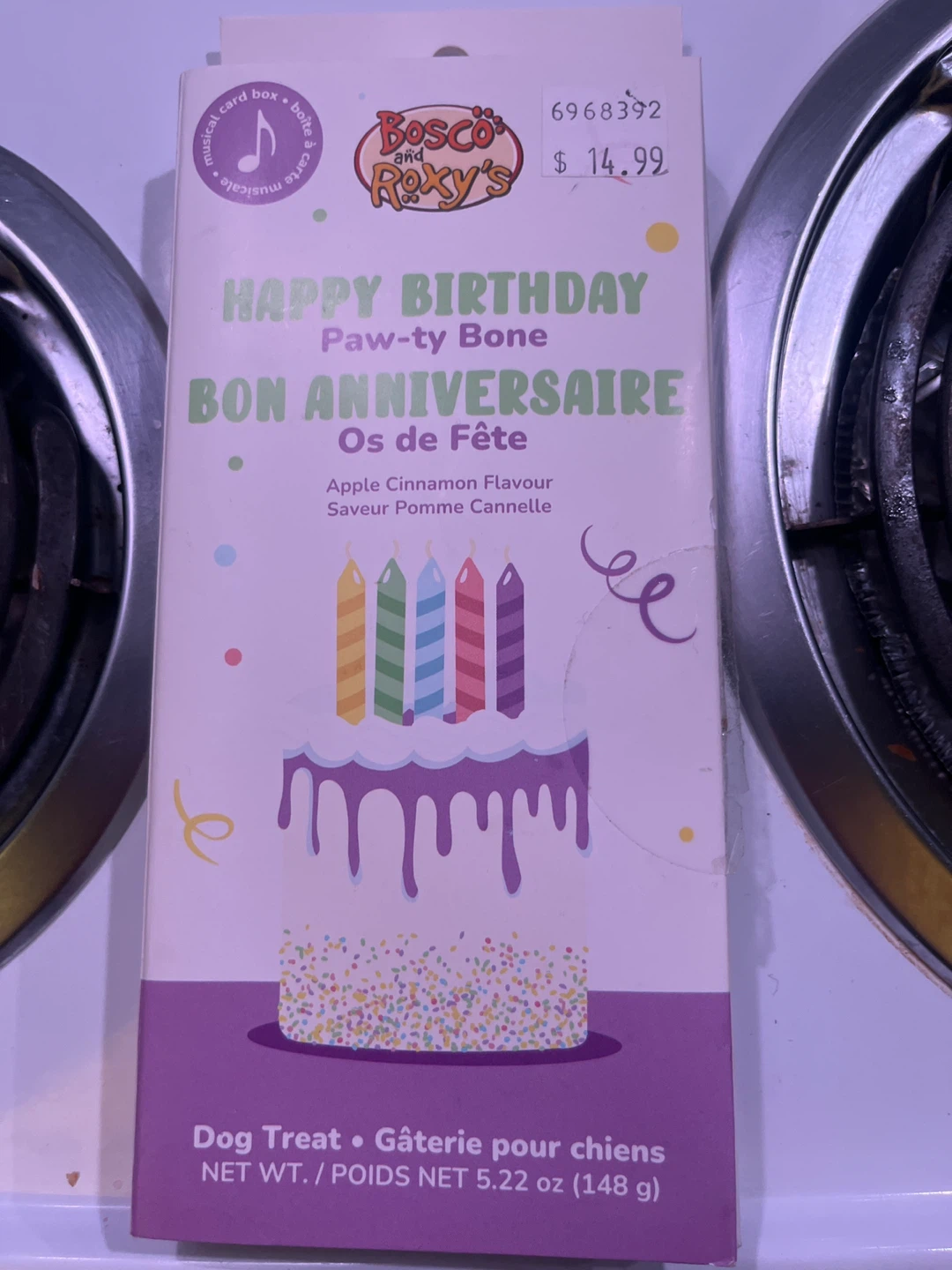 Bosco & Roxy's Happy Birthday Paw-ty Bone