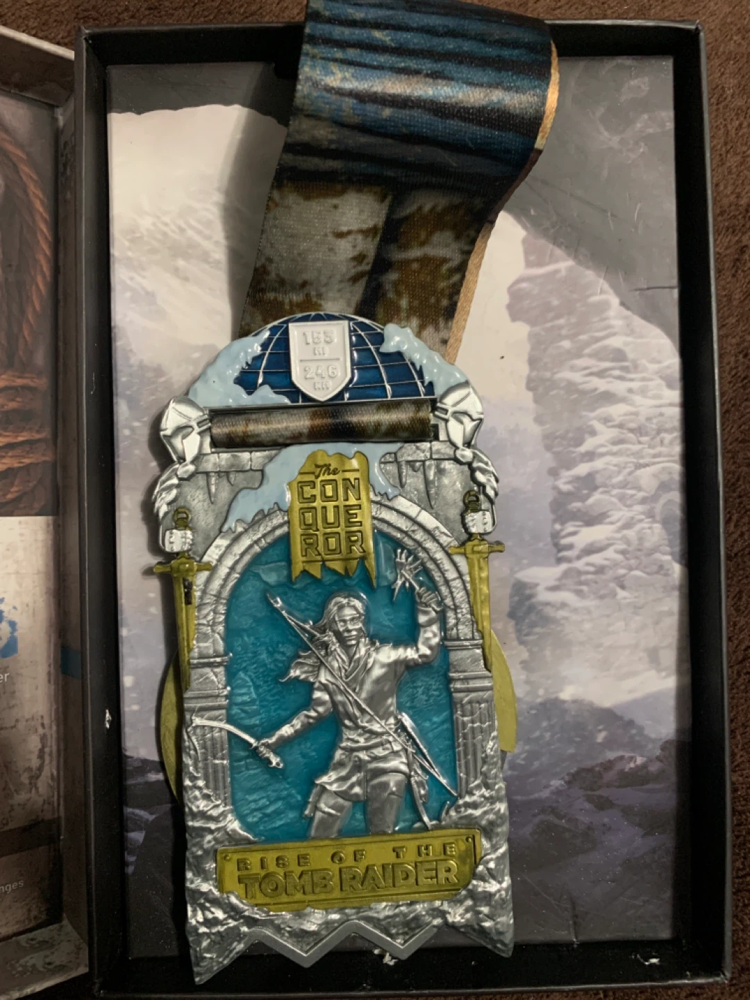 Rise Of The Tomb Raider The Conqueror Virtual Challenge Medal - photo 3