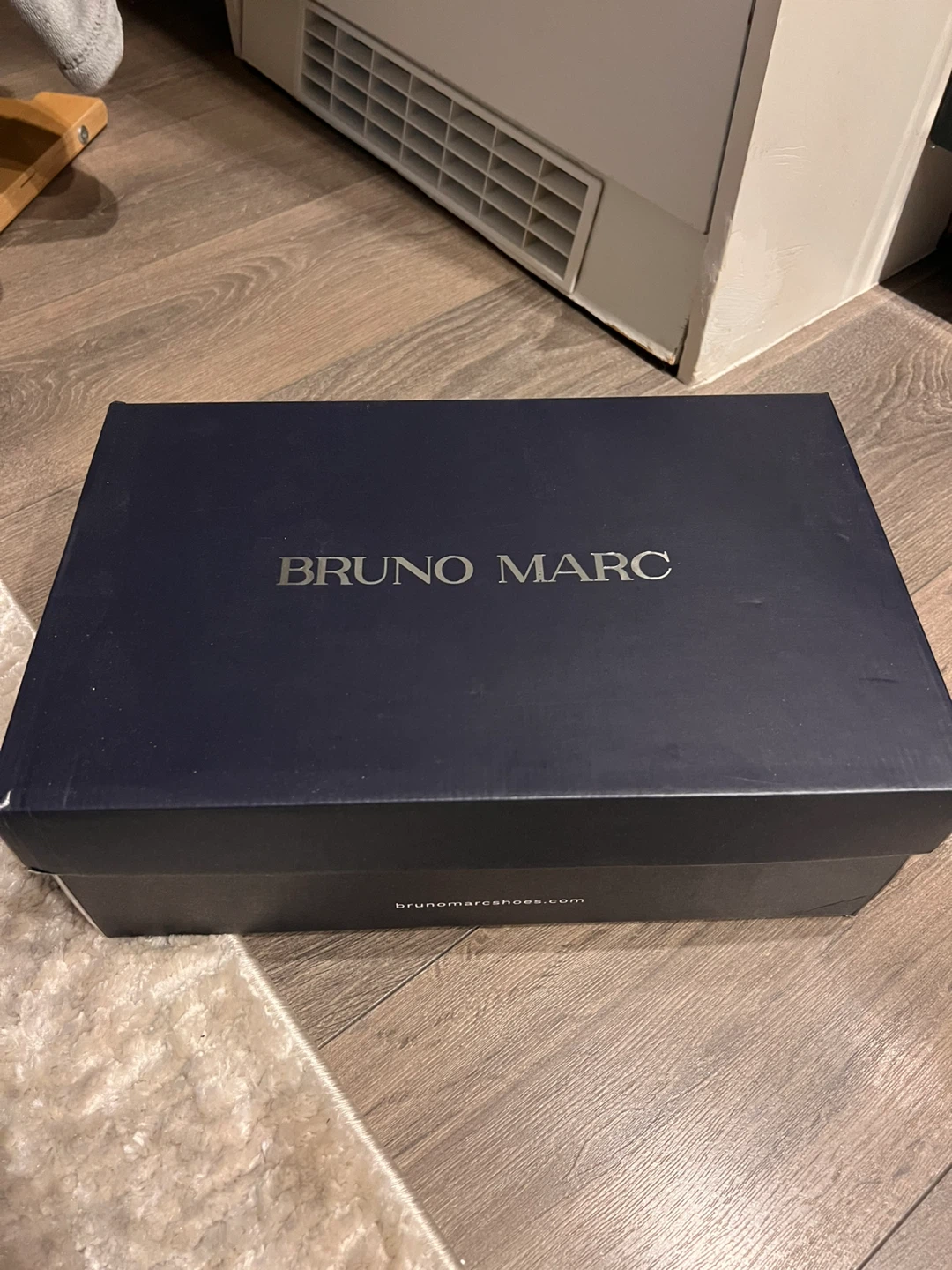 Bruno Marc Men's Black Wingtip Brogue Business Shoes