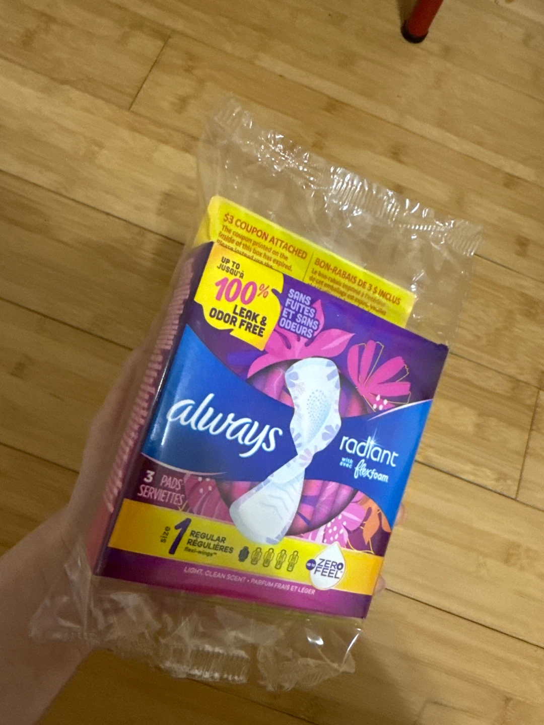 Always Radiant Pads, Size 1, Regular - photo 3