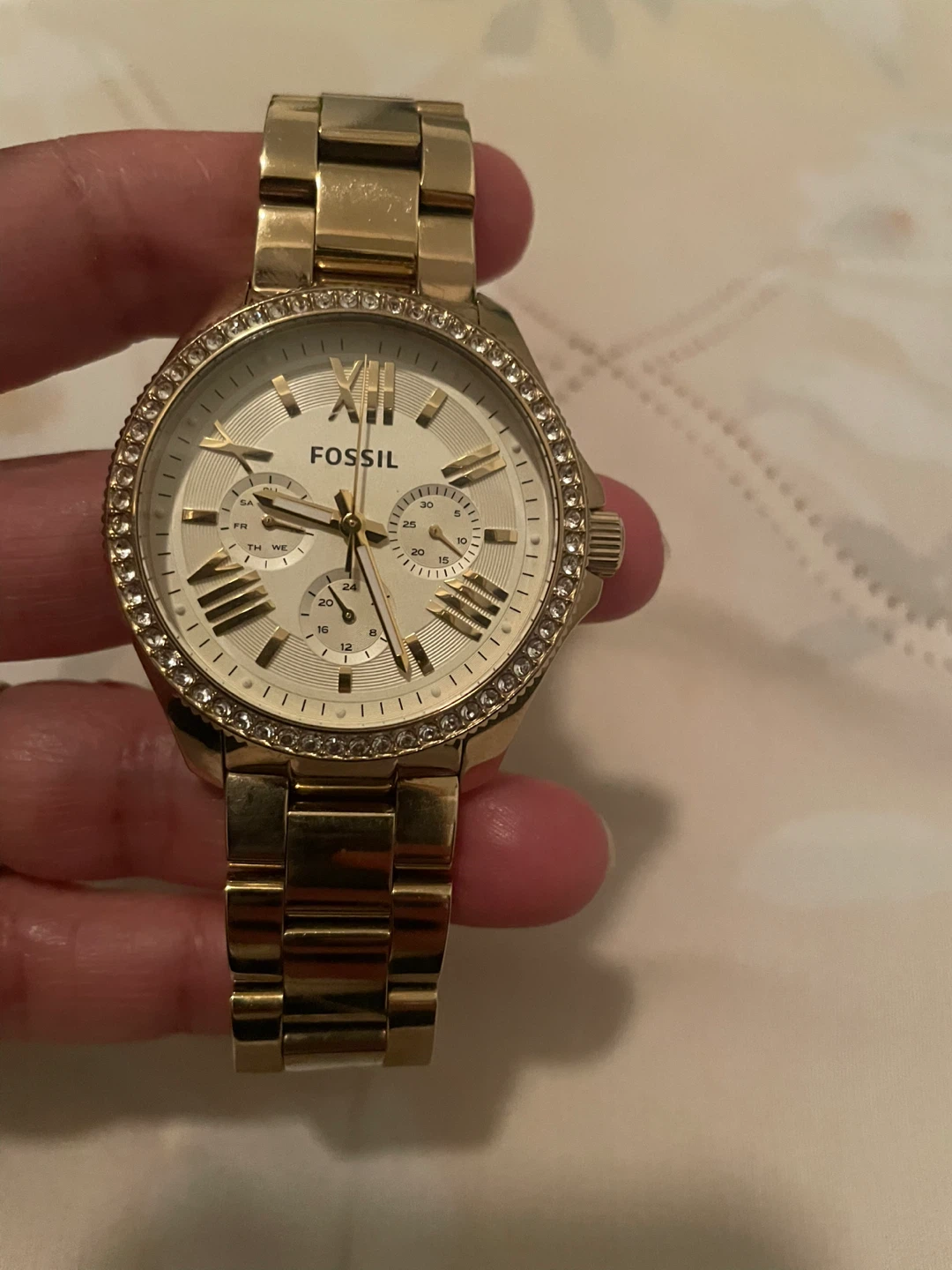 Fossil Women's Gold Tone Stainless Steel Watch