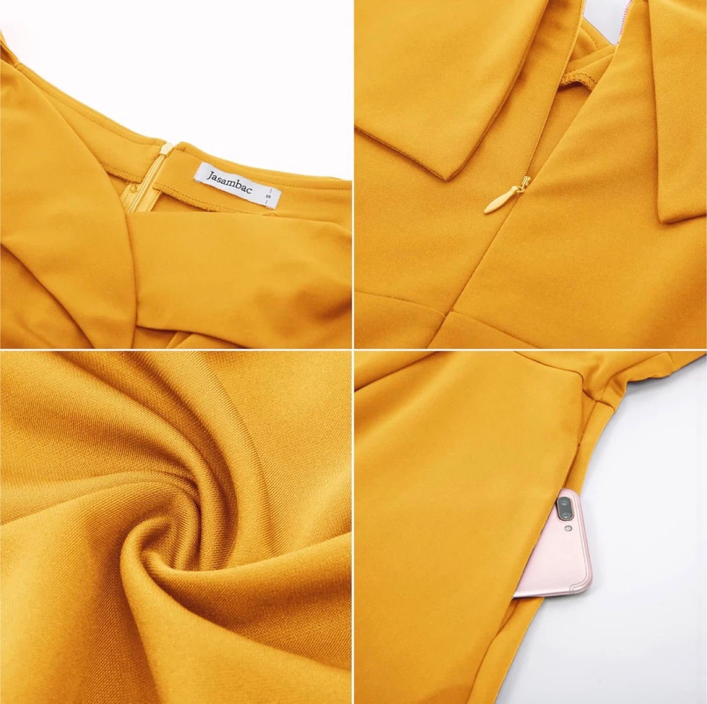 NEW! Jasambac Off-the-Shoulder High-Low Dress - Yellow - photo 4