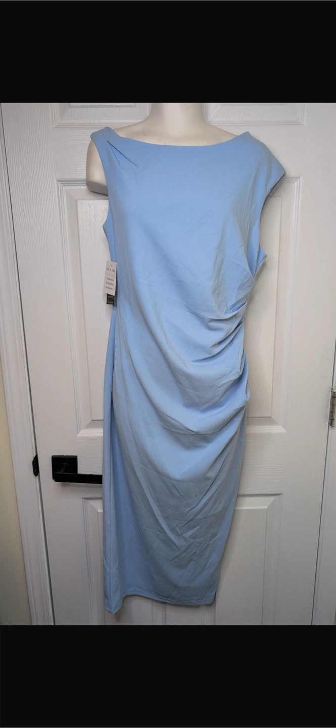 NEW! ihot Light Blue Off The Shoulder Bodycon Dress - photo 4