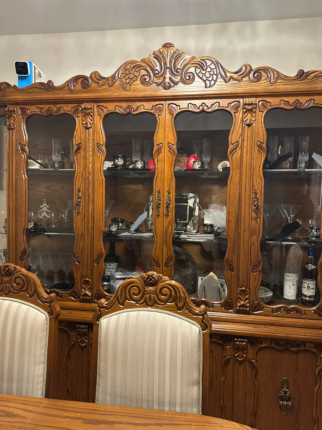 Solid Wood  China Cabinet /  credenza.