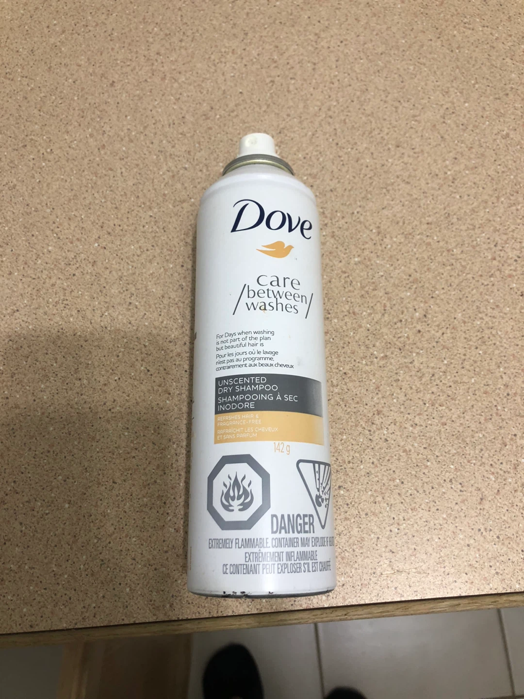 Dove Care Between Washes Unscented Dry Shampoo