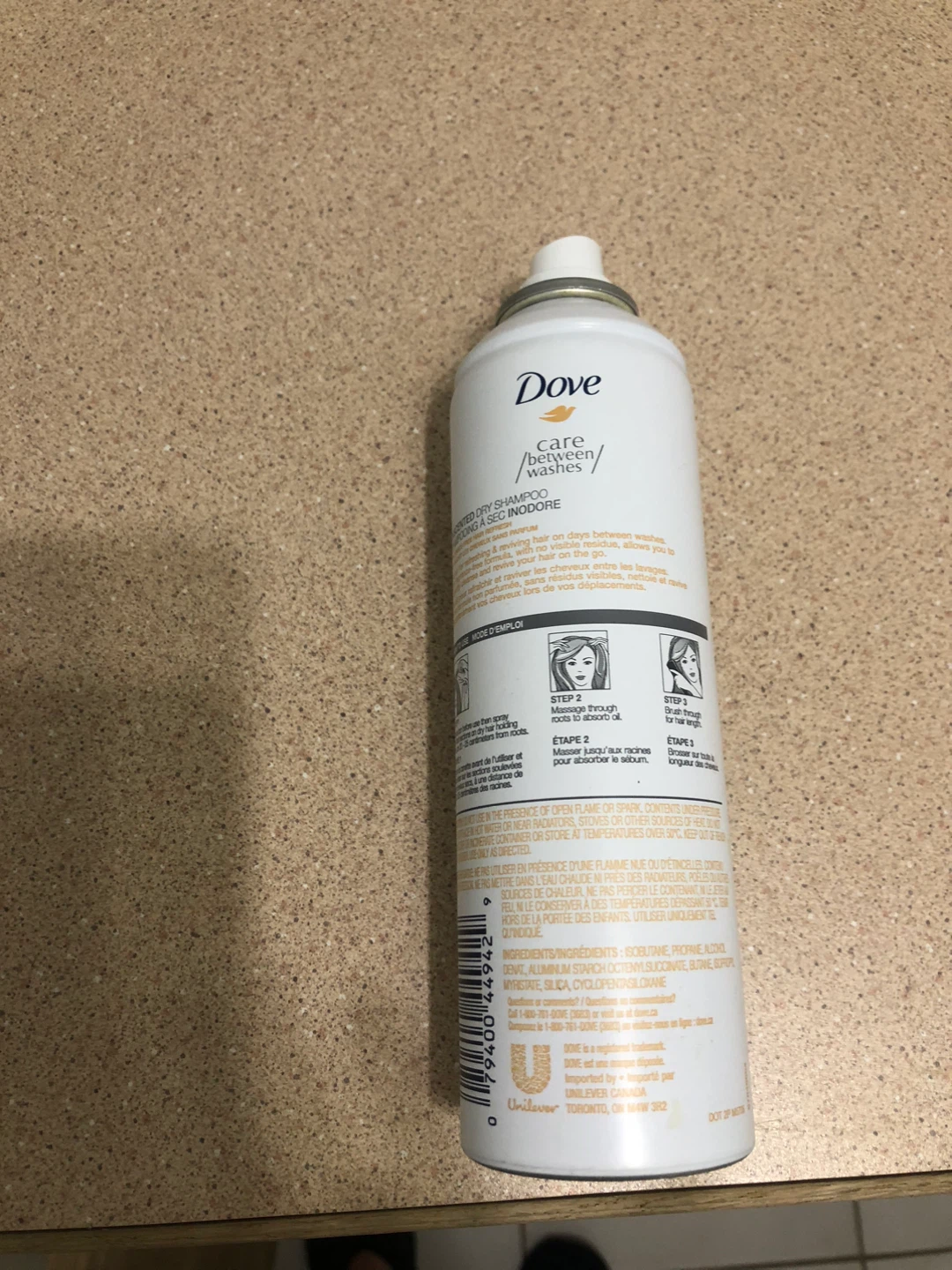 Dove Care Between Washes Unscented Dry Shampoo - photo 2