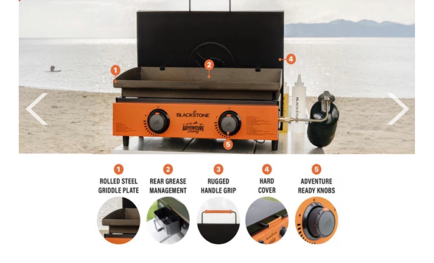 Brand new Blackstone adventure grill