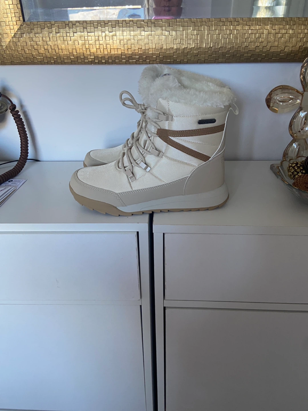 Mountain Warehouse Cream Winter Boots with Fur Lining - photo 5