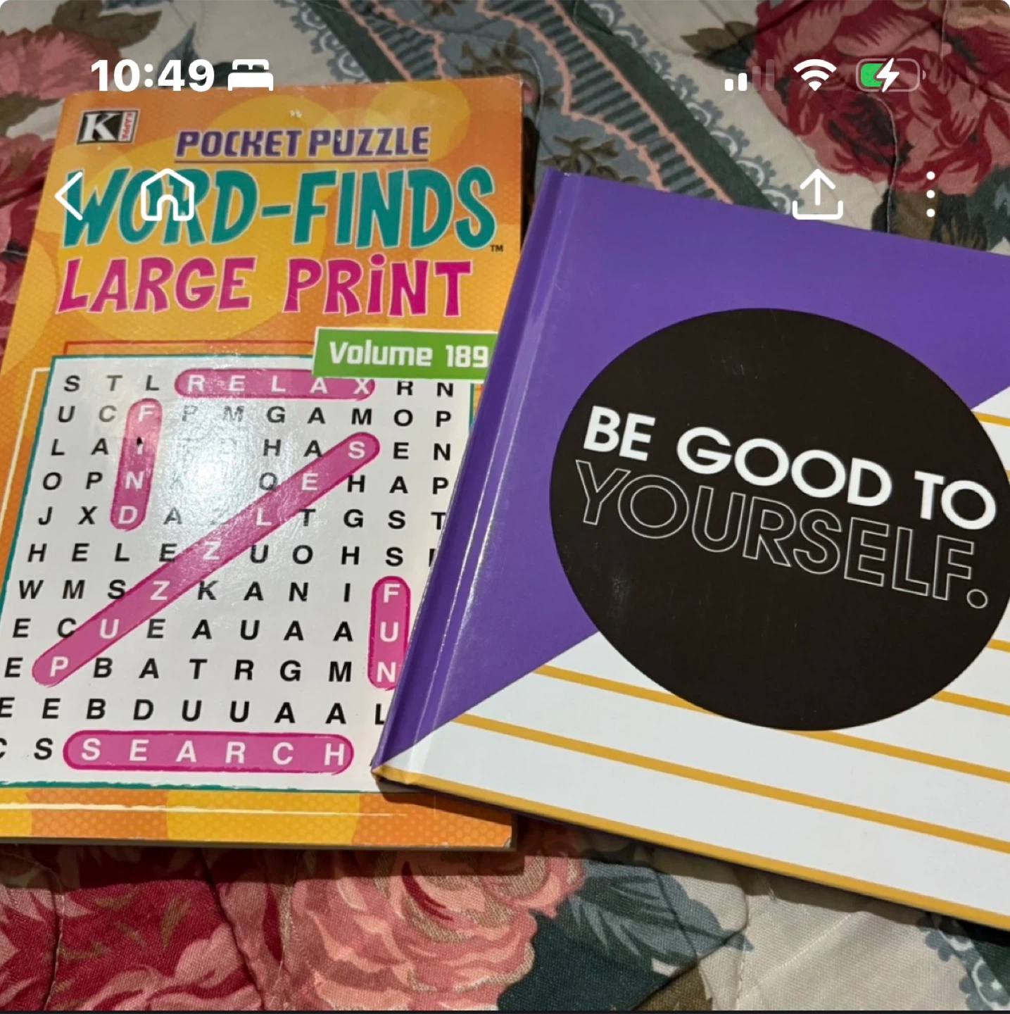 K Pocket Puzzle Word-Finds Large Print Volume 189