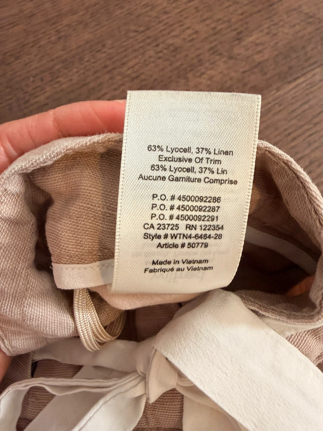EUC Wilfred Linen Blend Pants Size 4 - photo 4