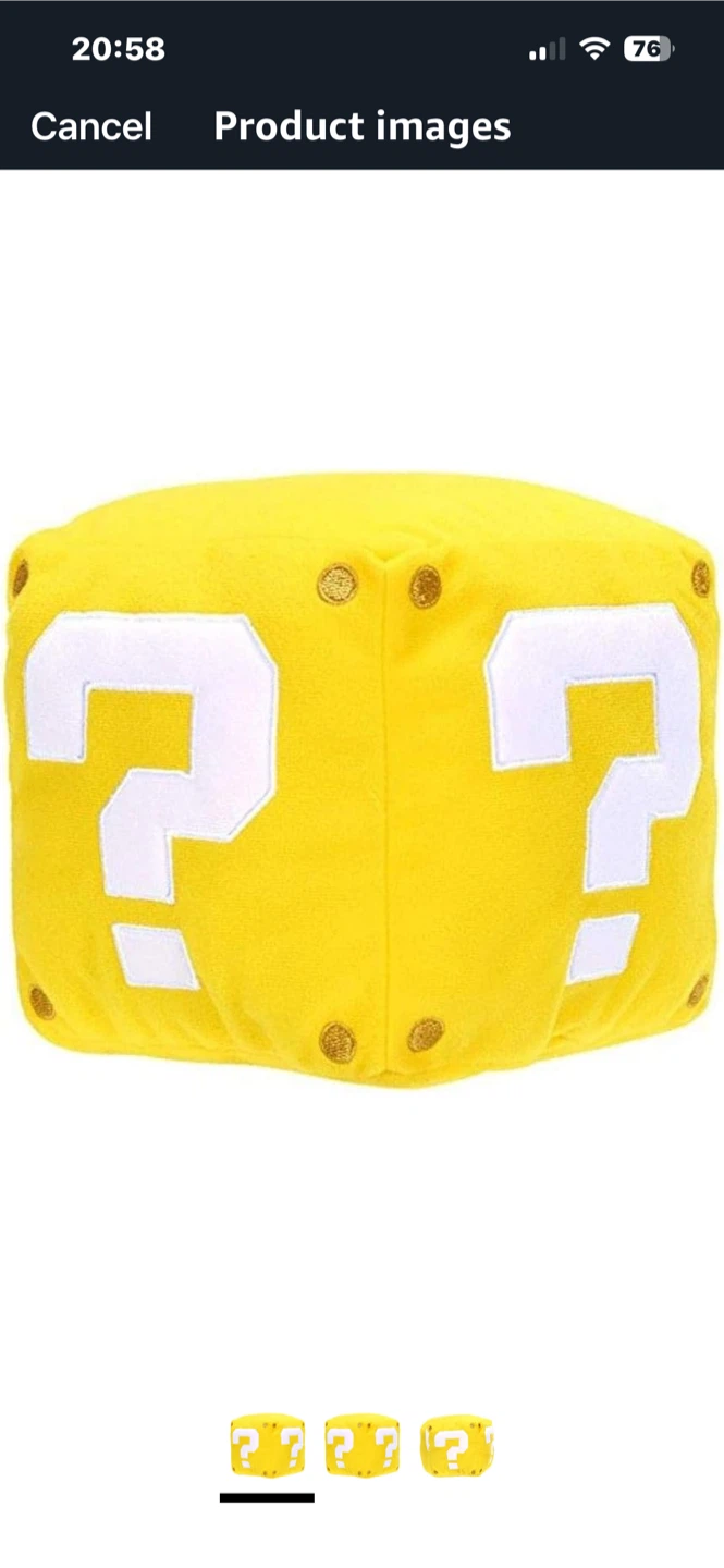 Nintendo Coin Box Plush Stuffed Toy
