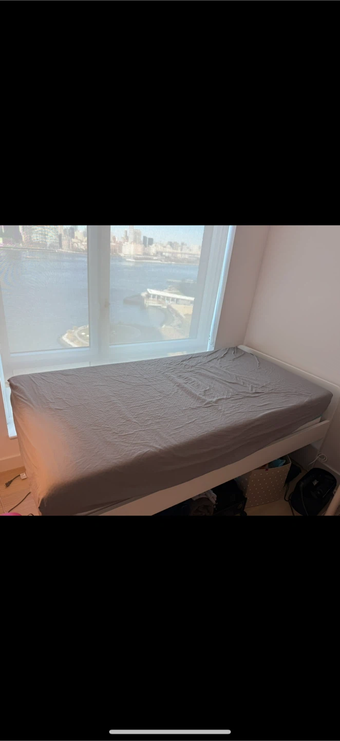 IKEA twin mattress (Åsbygda) and a frame(moving out sale)
