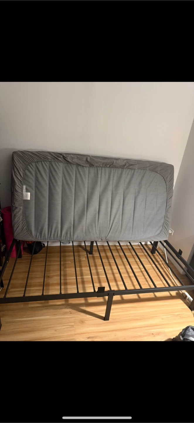 IKEA twin mattress (Åsbygda) and a frame(moving out sale) - photo 2