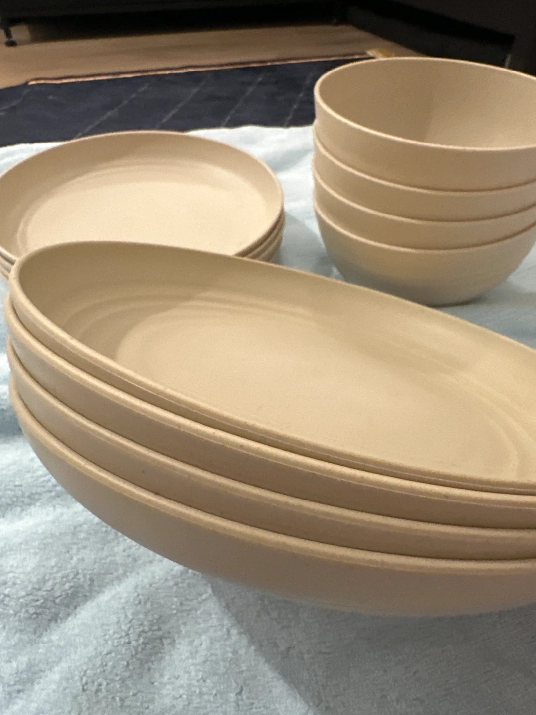 Dinnerware Set - Beige Plates and Bowls - photo 2