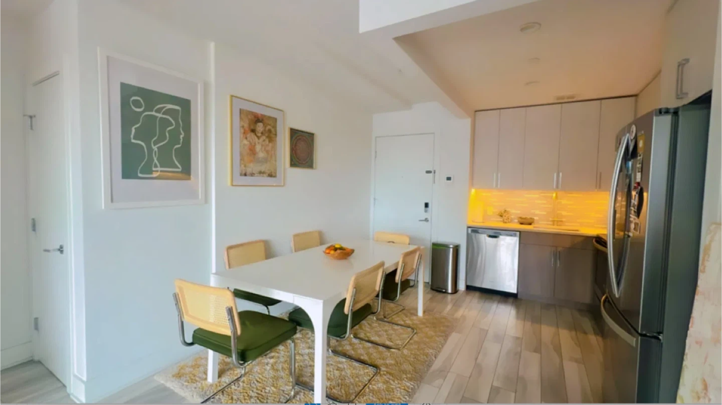 White Dining Table with 6 Chairs
