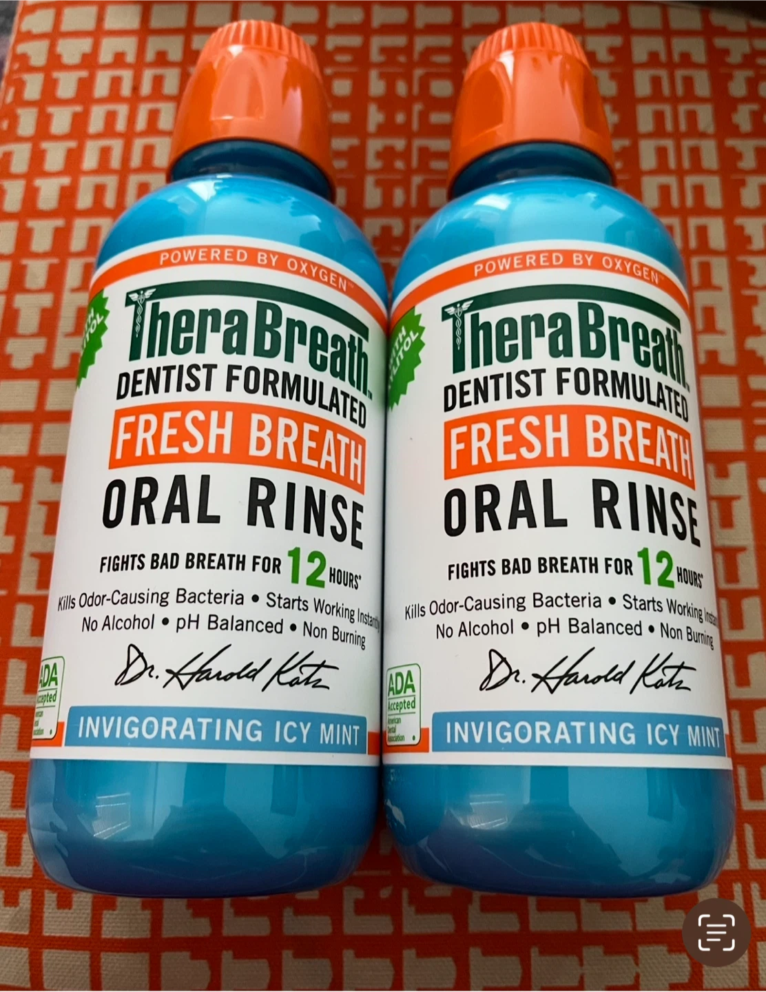 TheraBreath Fresh Breath Oral Rinse - Invigorating Icy Mint