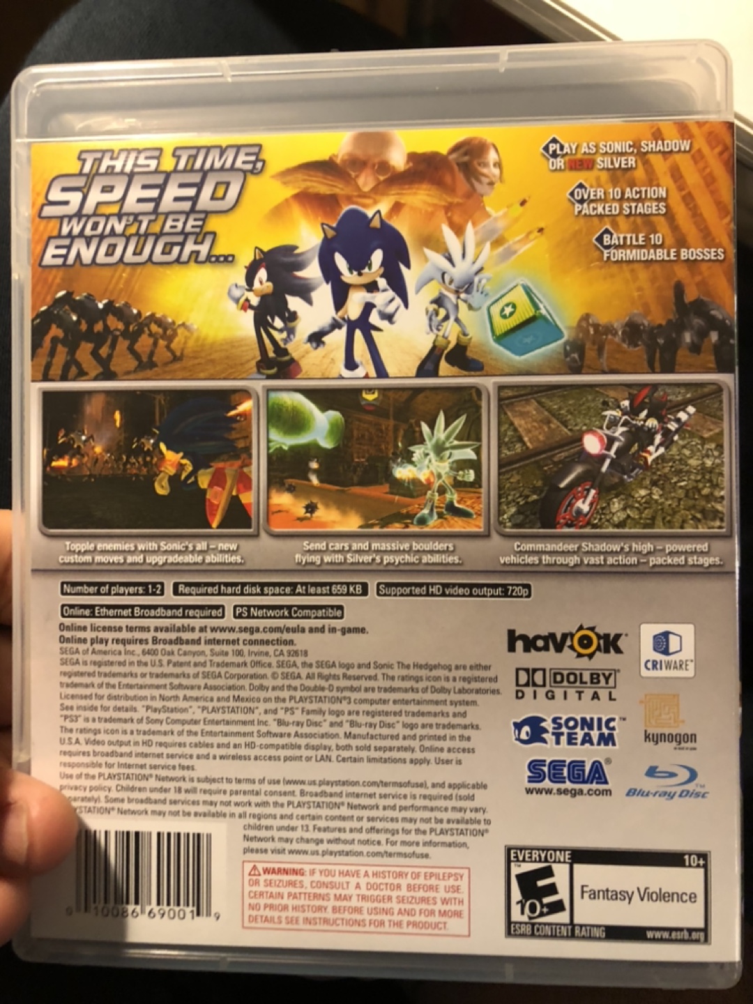 Sonic The Hedgehog (PlayStation 3 Game) - photo 2