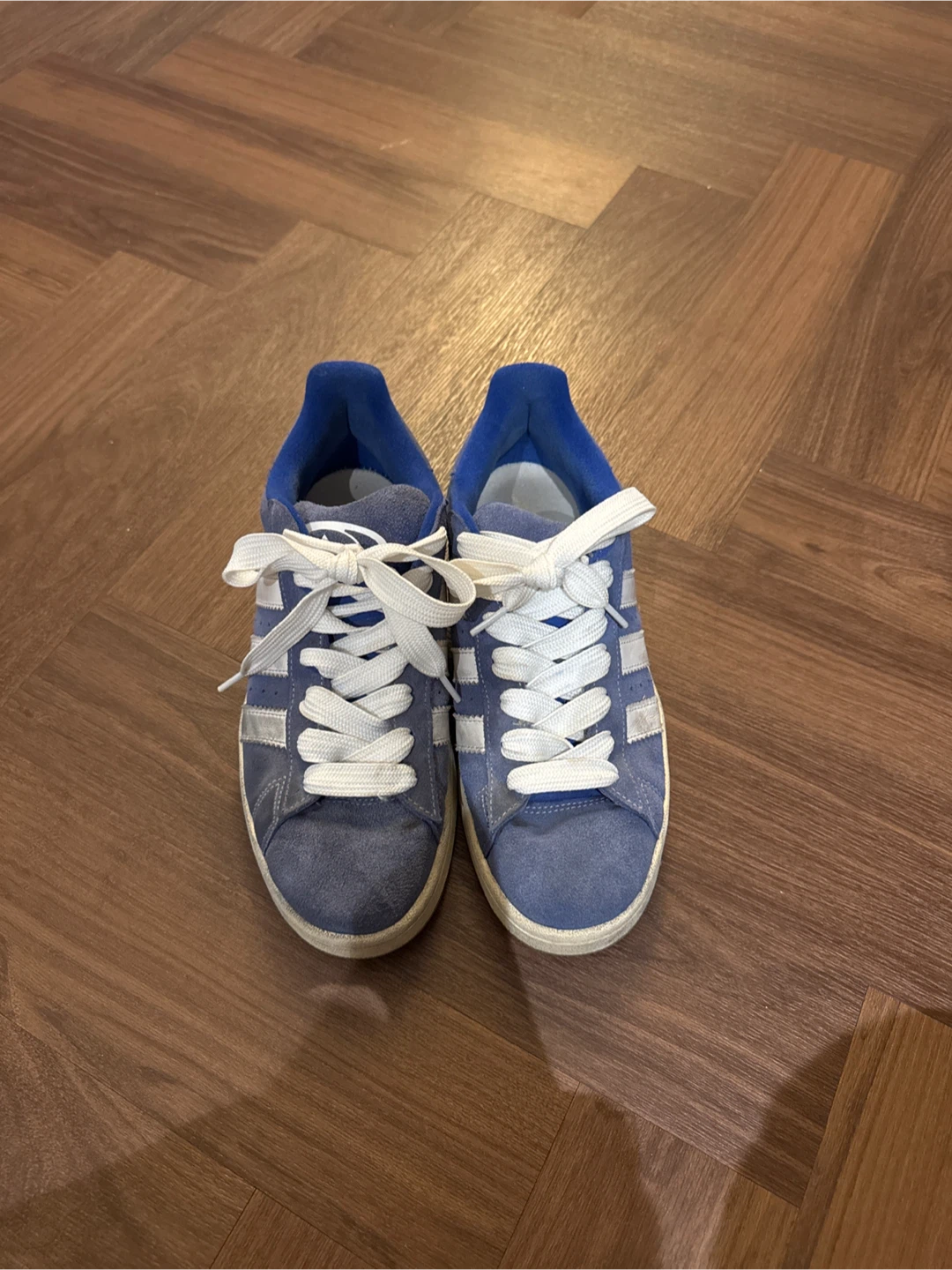 Adidas Campus Blue Suede Sneakers
