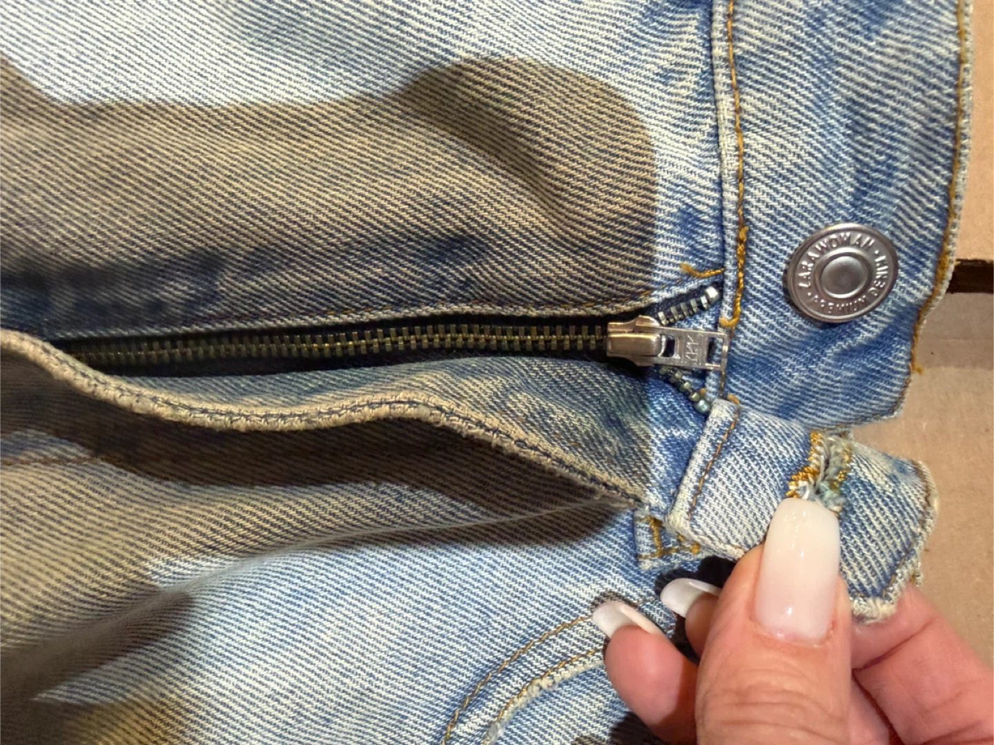 Zara Woman Premium Denim Mini Skirt Size 24 - photo 4