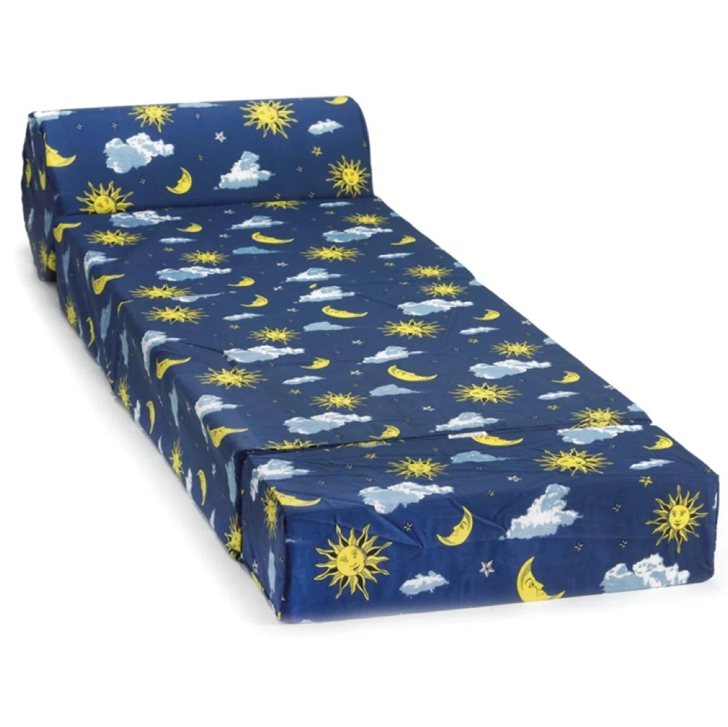 Kids Foldable Chair Bed Futon Mattress Sleeper - photo 2