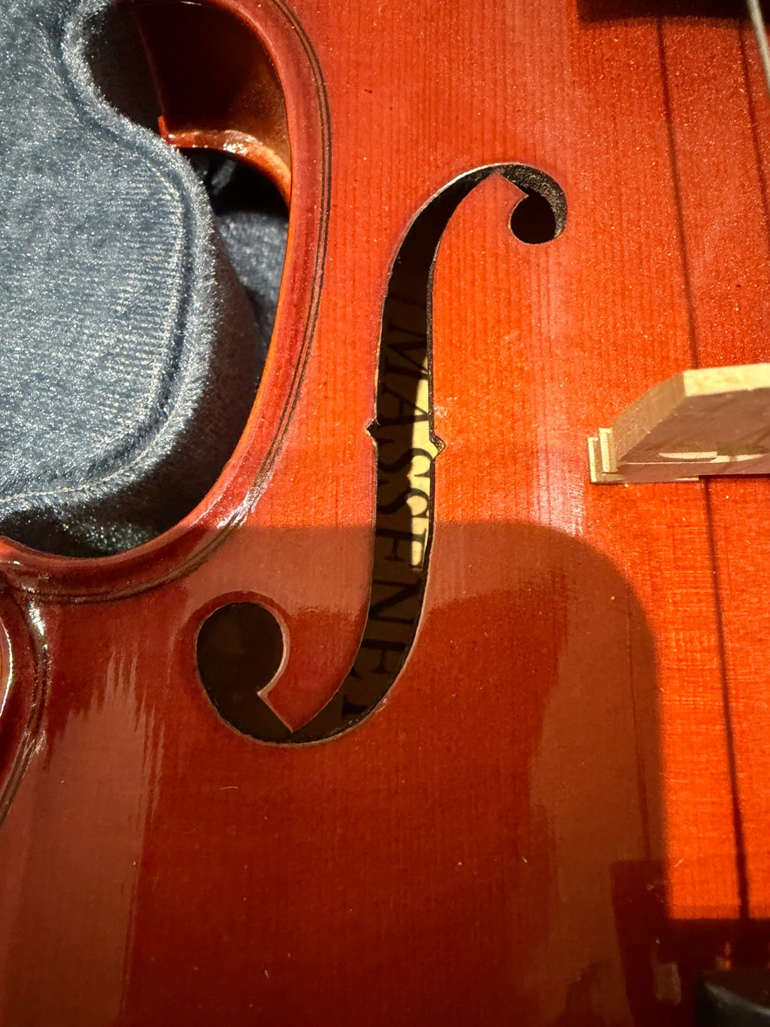 Violin with Case and Bow - photo 5