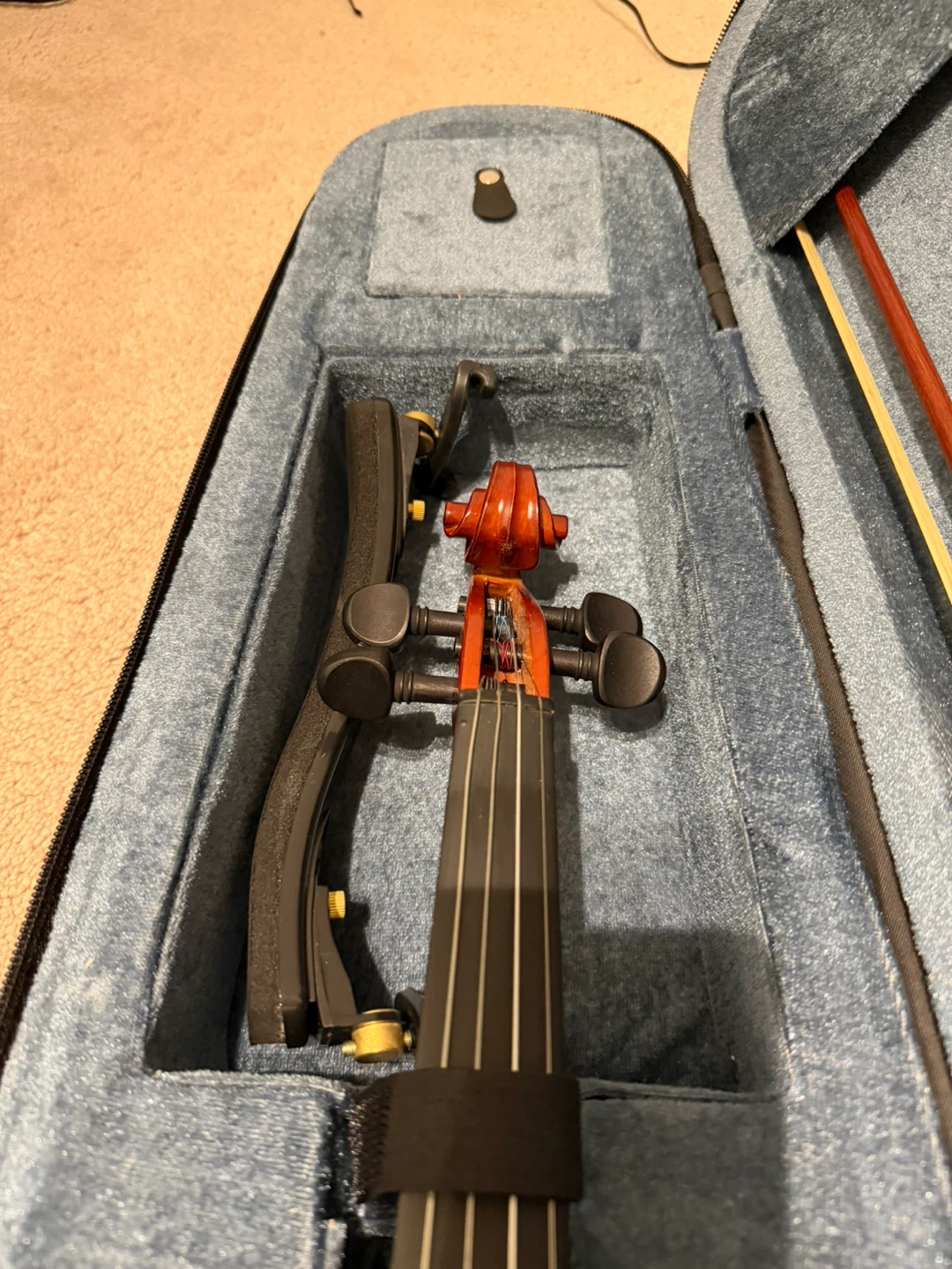 Violin with Case and Bow - photo 2