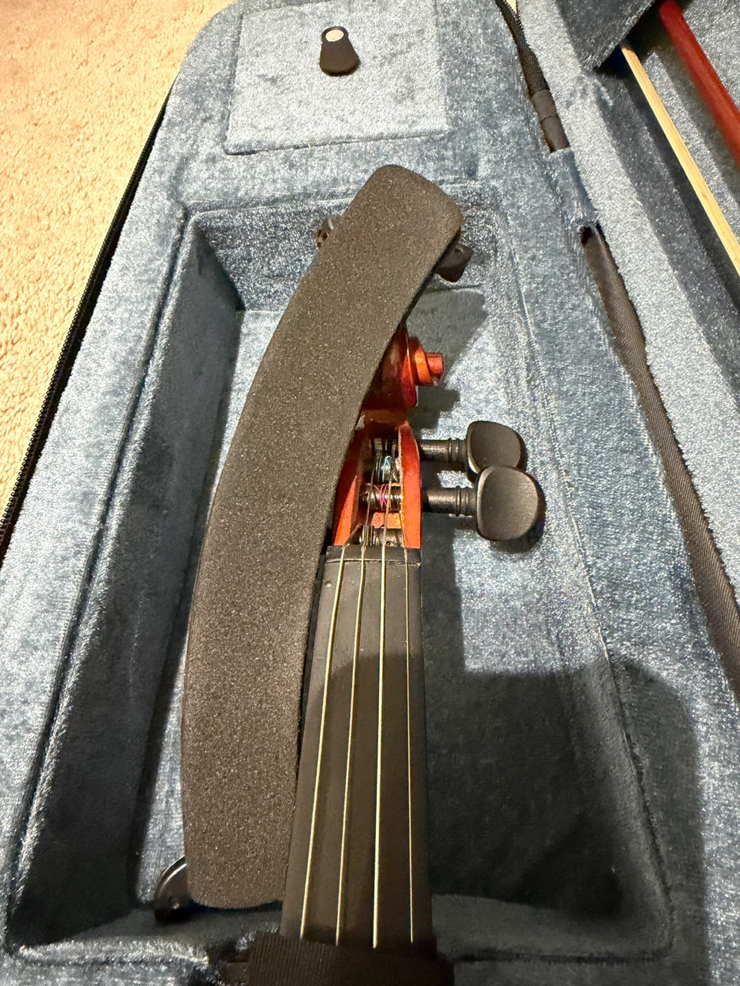 Violin with Case and Bow - photo 3