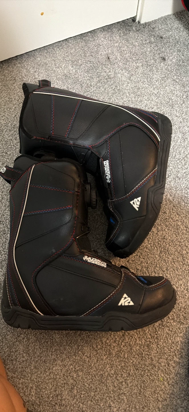 Size 5 K2 Snowboarding Boots - Boa Lacing System - photo 4