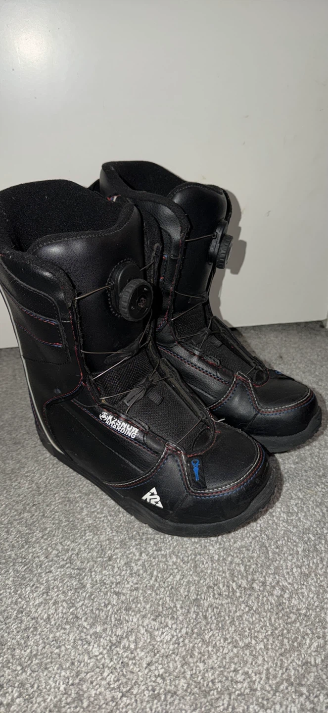 Size 5 K2 Snowboarding Boots - Boa Lacing System - photo 3
