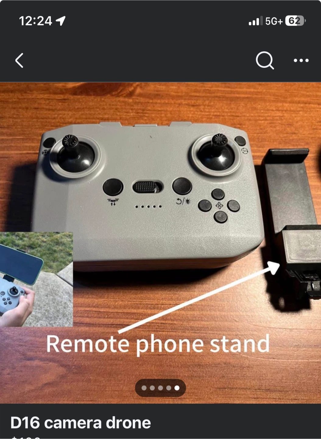 D16 Camera Drone with Remote & Accessories - photo 4