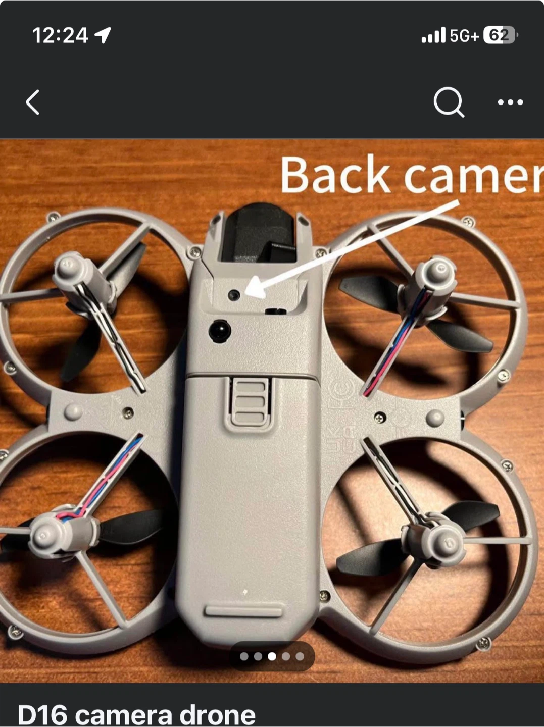 D16 Camera Drone with Remote & Accessories
