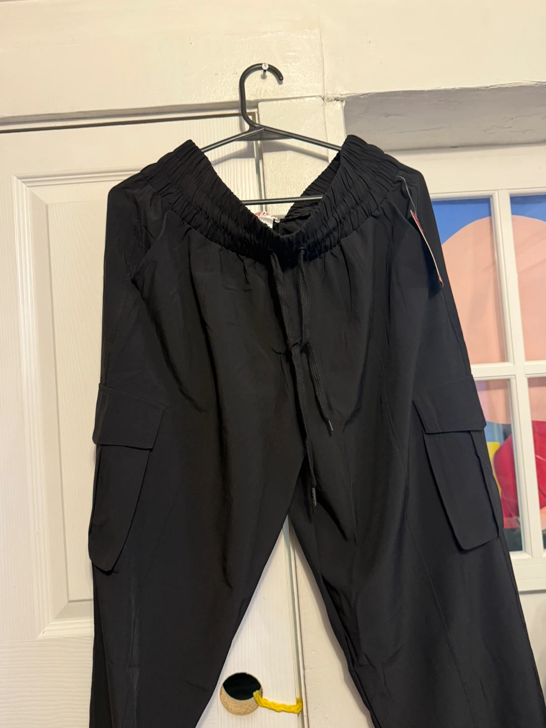 Luna Peak Black Cargo Pants Size L - photo 2